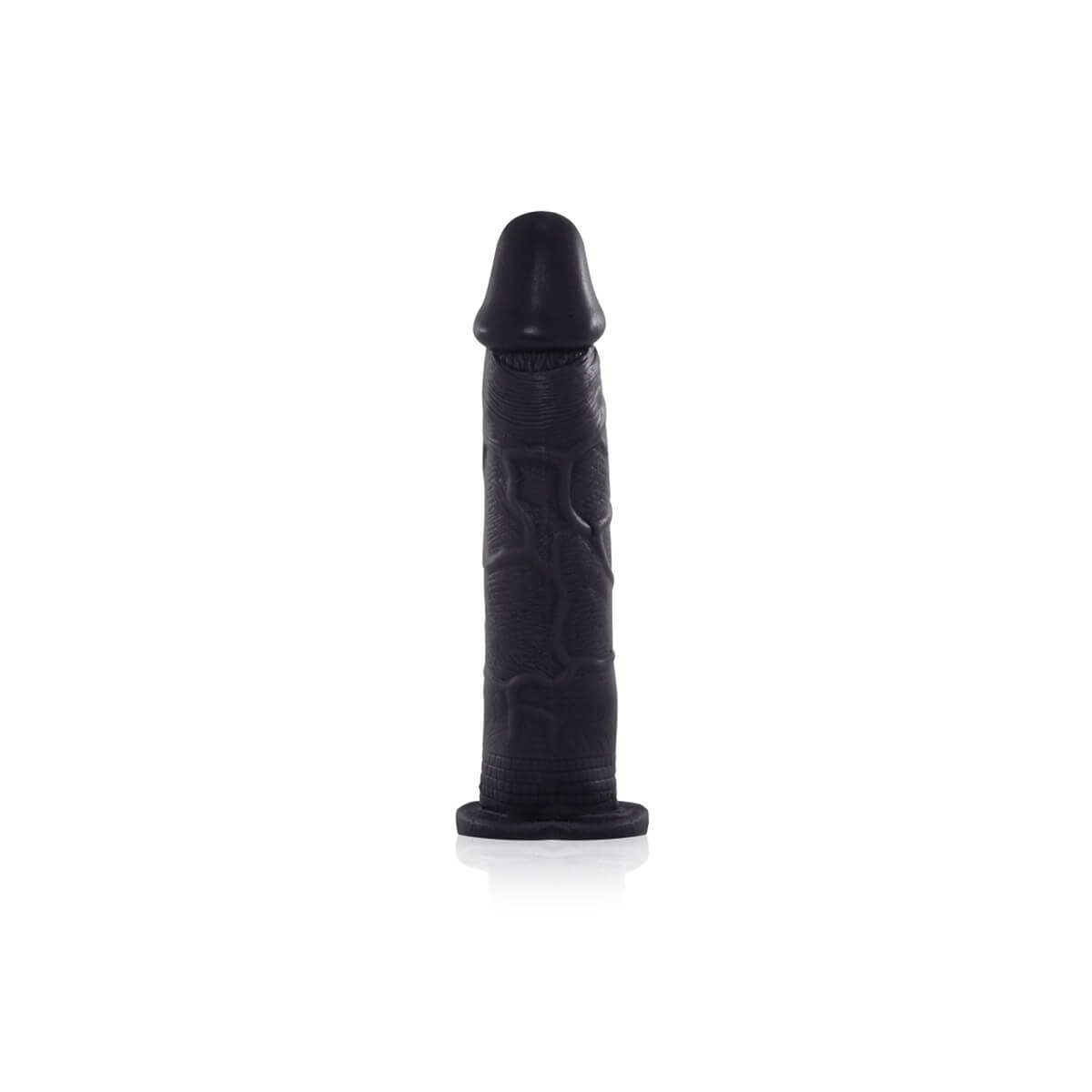Real Peter - Cinta em Courvin com Prótese em Formato de Pênis Realístico em Silicone sem Vibro - 18 x 3,5 cm | Cor: Preto - 4