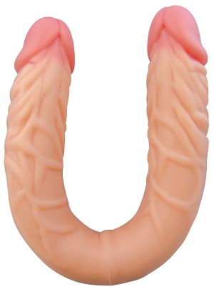 Real Peter Double Dong - Pênis Duplo Havaiano Super Realístico em Silicone - 36 x 4 cm | Cor: Pele - 4