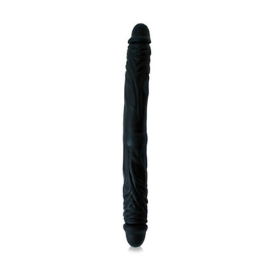 Foto 2 do produto Real Peter Double Dong - Pênis Duplo Havaiano Super Realístico em Silicone - 36 x 4 cm | Cor: Preto