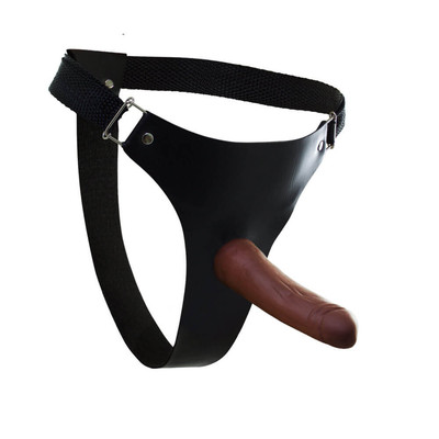 Foto 1 do produto Cinta com Prótese em Formato de Pênis Realístico em Silicone sem Vibro - Real Peter Pegador | 12,7 x 2,8 cm