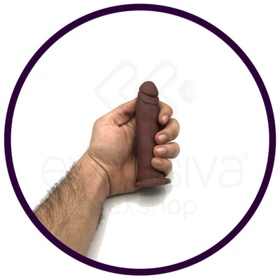 Foto 4 do produto Cinta com Prótese em Formato de Pênis Realístico em Silicone sem Vibro - Real Peter Pegador | 12,7 x 2,8 cm