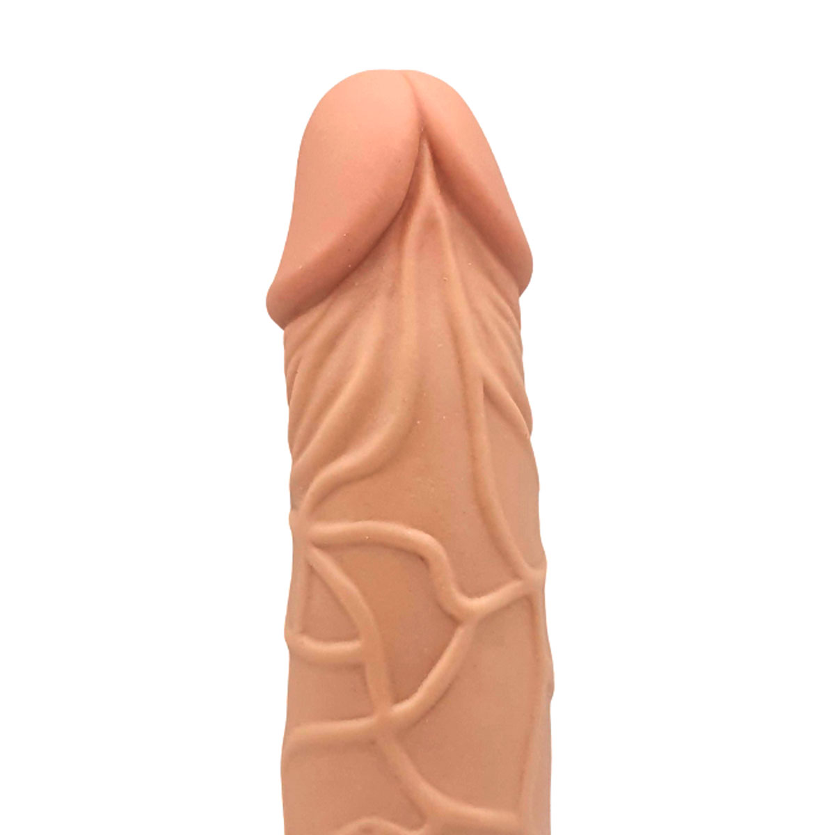 Real Peter Perfect - Prótese Realística em Formato de Pênis Sem Vibro para Cinta Peniana com Textura de Veias - 17,5 x 4 cm - 4