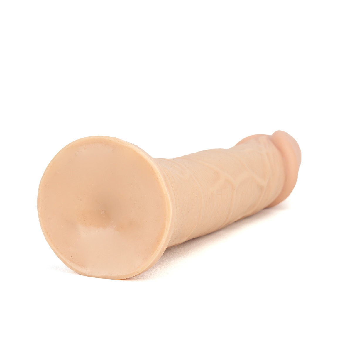 Prótese Peniana em PVC com Base Achatada, Glande e Veias Realísticas - Real Peter Style Bombeiro | 15,5 x 3,5 cm - 4