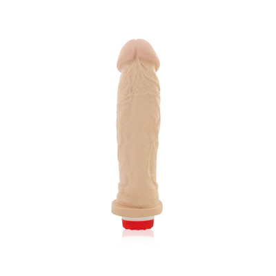 Foto 3 do produto Real Peter Style Charmoso - Prótese Realística em Formato de Pênis com Vibro Multivelocidade e Resistente à Água - 20 x 4,5 cm