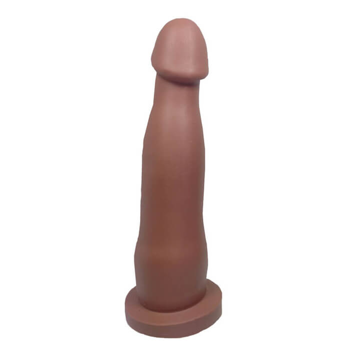 Prótese Realística em Formato de Pênis Liso com Base Achatada - Real Style Fit | 15,3 x 4 cm | Disponível em 3 Cores - 2