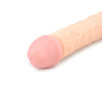 Foto 2 do produto Pênis Duplo em TPE com Glande Definida nas 2 Extremidades - Lovetoy Realistic Double Dildo | 36 cm