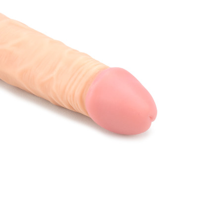Foto 3 do produto Pênis Duplo em TPE com Glande Definida nas 2 Extremidades - Lovetoy Realistic Double Dildo | 36 cm