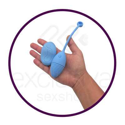 Foto 4 do produto Cápsula Vibratória Recarregável com 10 Modos de Vibração e Controle Remoto sem Fio - Aphrodisia Relentless Seeker | 18,5 x 3,5 cm | Disponível em 2 Cores