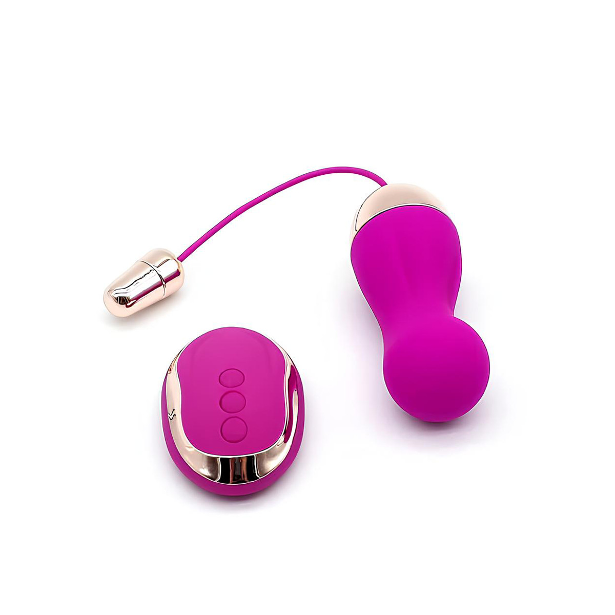 Cápsula Vibratória com 10 Modos de Vibração, Controle Remoto Sem Fio e Recarregável - Remote Control Jump Egg Wee | 8,4 x 2,9 cm | Disponível em 2 Cores - 2