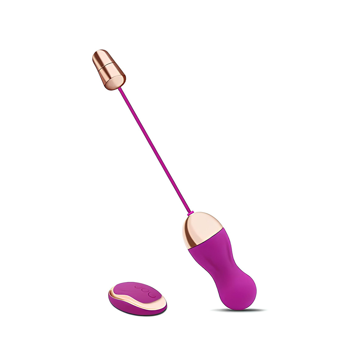 Cápsula Vibratória com 10 Modos de Vibração, Controle Remoto Sem Fio e Recarregável - Remote Control Jump Egg Wee | 8,4 x 2,9 cm | Disponível em 2 Cores - 3