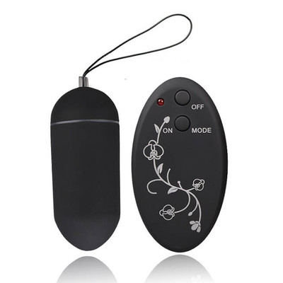 Foto 1 do produto Bullet Revestido em Silicone com 10 Modos de Vibração e Controle Wireless sem Fio - Remote Control Vibration Egg | 8 x 3,2 cm | 3 Cores