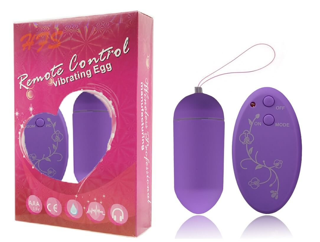 Bullet Revestido em Silicone com 10 Modos de Vibração e Controle Wireless sem Fio - Remote Control Vibration Egg | 8 x 3,2 cm | 3 Cores - 4