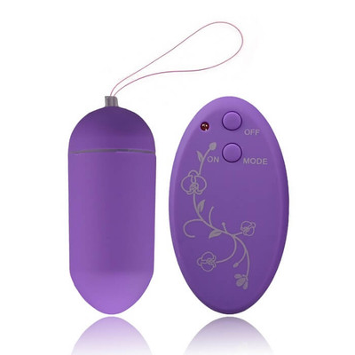 Foto 3 do produto Bullet Revestido em Silicone com 10 Modos de Vibração e Controle Wireless sem Fio - Remote Control Vibration Egg | 8 x 3,2 cm | 3 Cores