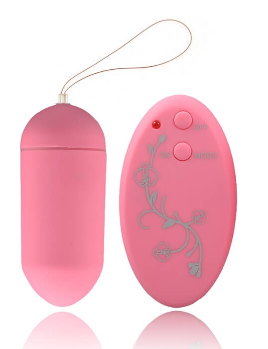 Bullet Revestido em Silicone com 10 Modos de Vibração e Controle Wireless sem Fio - Remote Control Vibration Egg | 8 x 3,2 cm | 3 Cores - 5