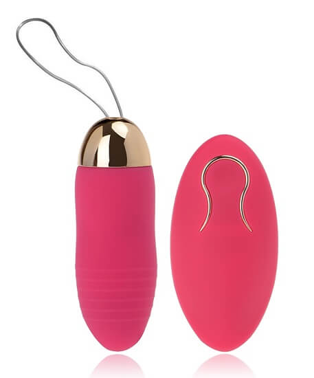 Bullet Revestido em Silicone com 10 Modos de Vibração e Controle Remoto Sem Fio - Remote Jump Egg Vibrator | 8,2 x 2,8 cm | Disponível em 2 Cores - 4