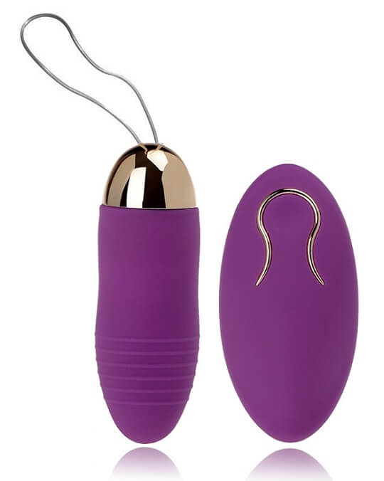 Bullet Revestido em Silicone com 10 Modos de Vibração e Controle Remoto Sem Fio - Remote Jump Egg Vibrator | 8,2 x 2,8 cm | Disponível em 2 Cores - 2