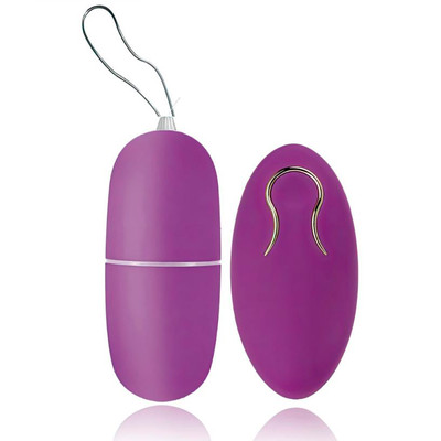 Foto 2 do produto Bullet Revestido em Silicone Soft Touch com 10 Modos de Vibração e Controle Wireless sem Fio - Remote Jump Egg Vibrator | 7,5 x 3,5 cm | Disponível em 2 Cores