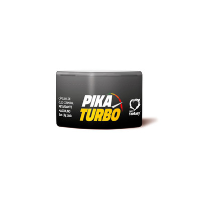 Retardante Masculino em Cápsulas de Óleo - Sexy Fantasy Pika Turbo | 3 Unidades