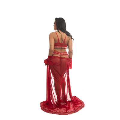 Foto 6 do produto Robe Lauren em Tule e Renda - Amor & Sedução | Disponível em 3 Cores