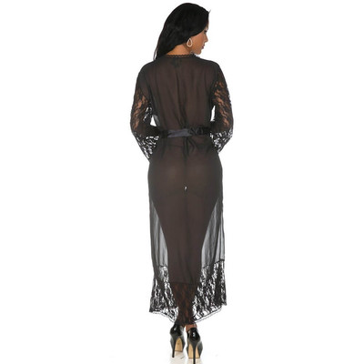 Foto 4 do produto Robe Longo em Tule Transparente - Pimenta Sexy | Tamanho Único - Disponível em 3 Cores