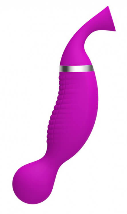 Romance Swan - Estimulador Clitoriano Recarregável com 12 Modos de Sucção e 12 Funções de Vibração, a Prova D'Água - 17,3 x 3,6 cm - 3