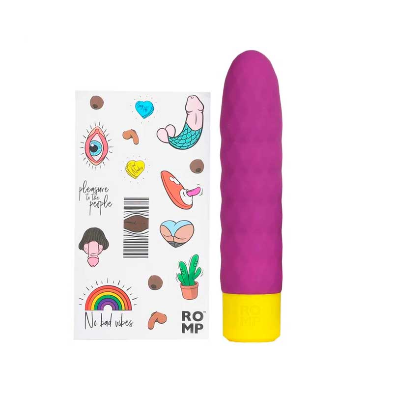 Vibrador Personal Estimulador de Ponto G com 10 Modos de Vibração Recarregável - ROMP Beat | 15,1 x 3,1 cm - 2