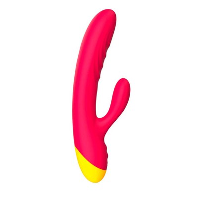 Foto 2 do produto Vibrador Estimulador de Clítoris e Ponto G A Prova D'Água Feito em Silicone com 10 Modos de Vibração e Carregamento via USB - ROMP Jazz - 21,5 x 3,5 cm