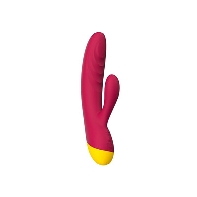 Foto 4 do produto Vibrador Estimulador de Clítoris e Ponto G A Prova D'Água Feito em Silicone com 10 Modos de Vibração e Carregamento via USB - ROMP Jazz - 21,5 x 3,5 cm