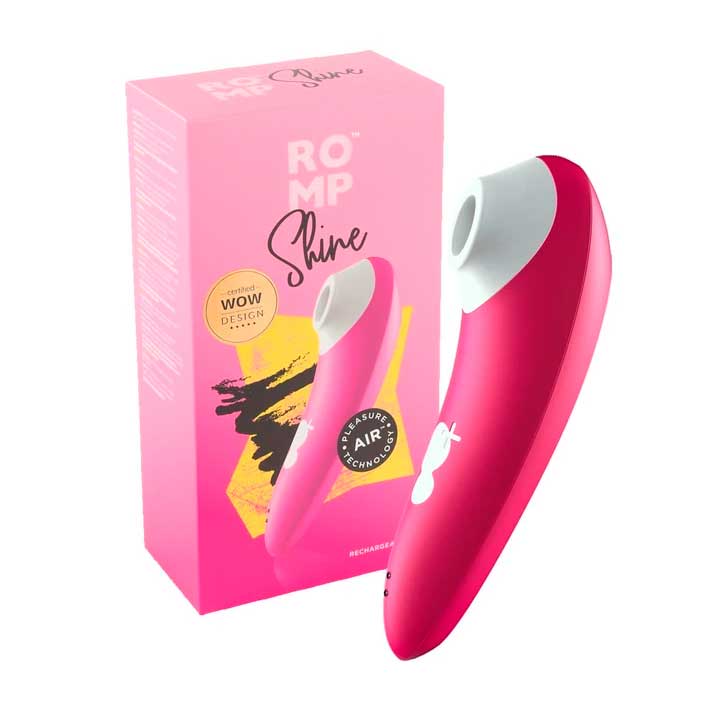 Estimulador de Clítoris com Pressão de Ar e 10 Modos de Intensidade - ROMP Shine | 15 x 4,5 cm - 4