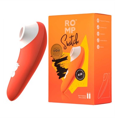 Estimulador de Clítoris com Pressão de Ar e 6 Níveis de Vibrações Intensas - ROMP Switch | 13,3 x 4,5 cm
