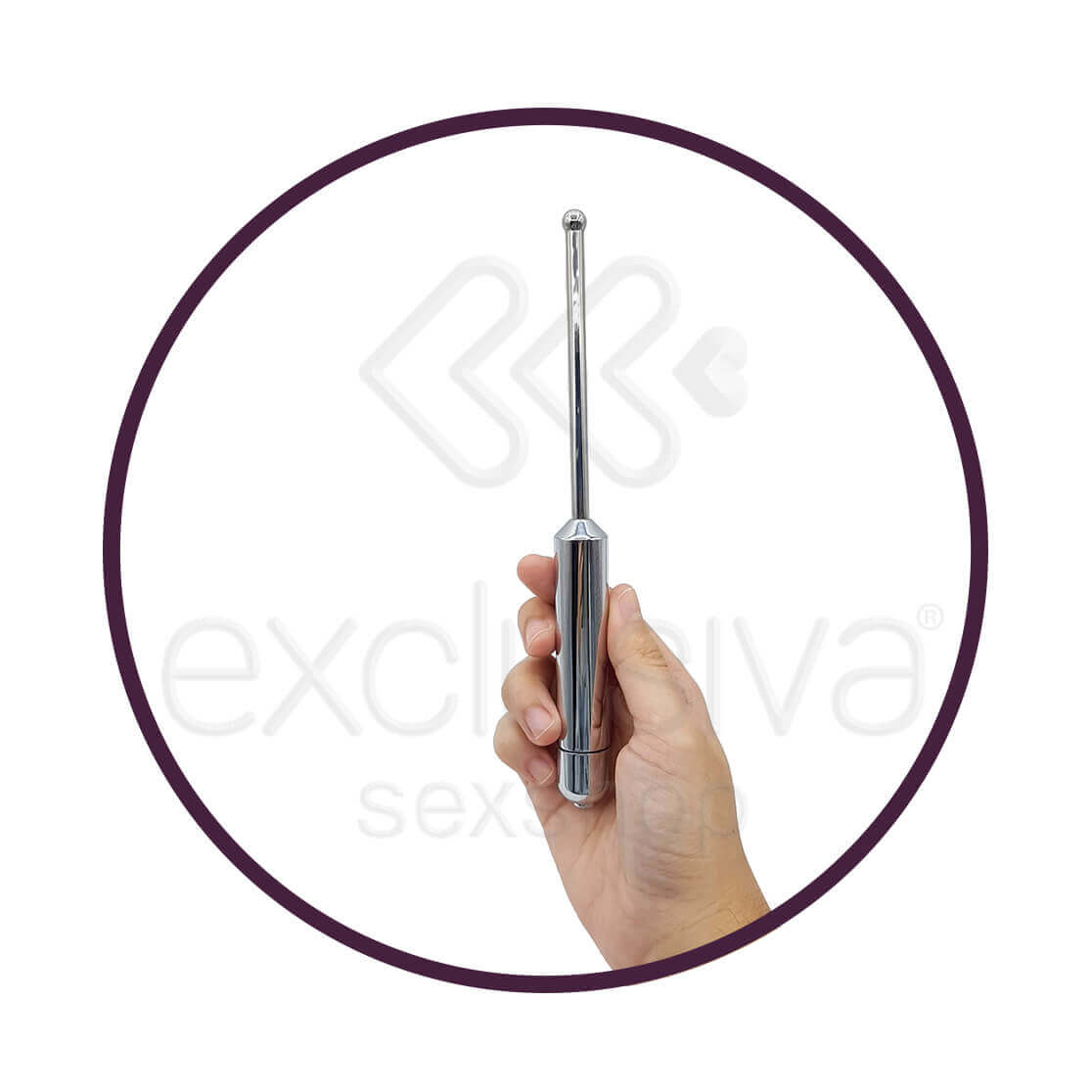 Penetrador de Uretra com 20 Modos de Vibrações - Runyu Vibrating Urethal Sound - 19,5 x 0,6 cm - 2