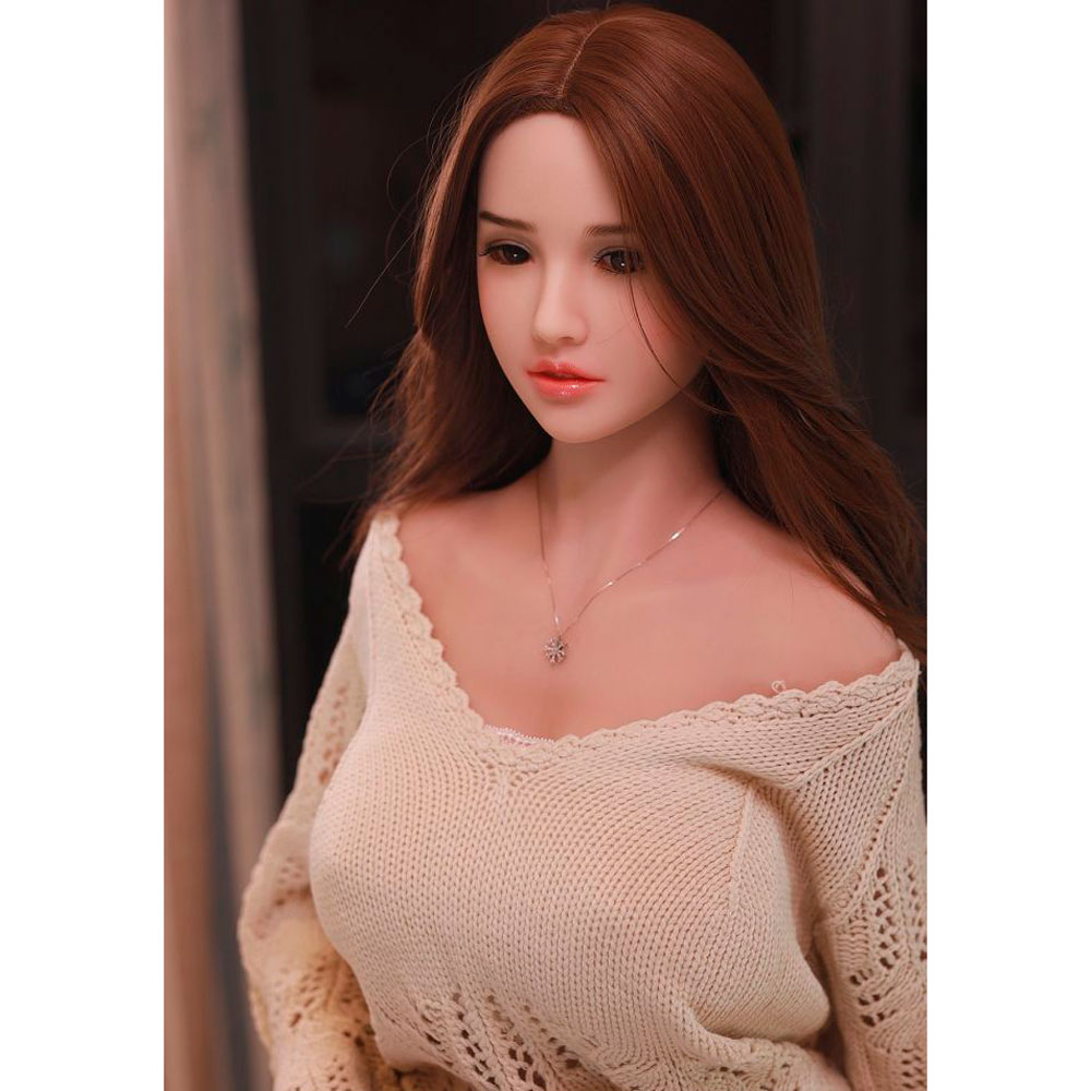 Ryana - Boneca Realística Intersexual em TPE com Pele Branca, Cabelo Longo, Olhos Azuis, Seios Médios, Vértebras em Aço e Acessórios - 35 Kg e 1,58 Metros de Altura - 4