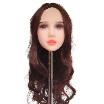 Ryana - Boneca Realística Intersexual em TPE com Pele Branca, Cabelo Longo, Olhos Azuis, Seios Médios, Vértebras em Aço e Acessórios - 35 Kg e 1,58 Metros de Altura