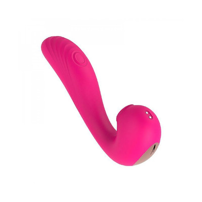 Foto 3 do produto Vibrador de Ponto G com 10 Modos de Vibração e Estimulador de Clitóris com 5 Modos de Pulsação - S-Hande Angel's Wings | 12 x 3,4 cm | Disponível em 2 Cores