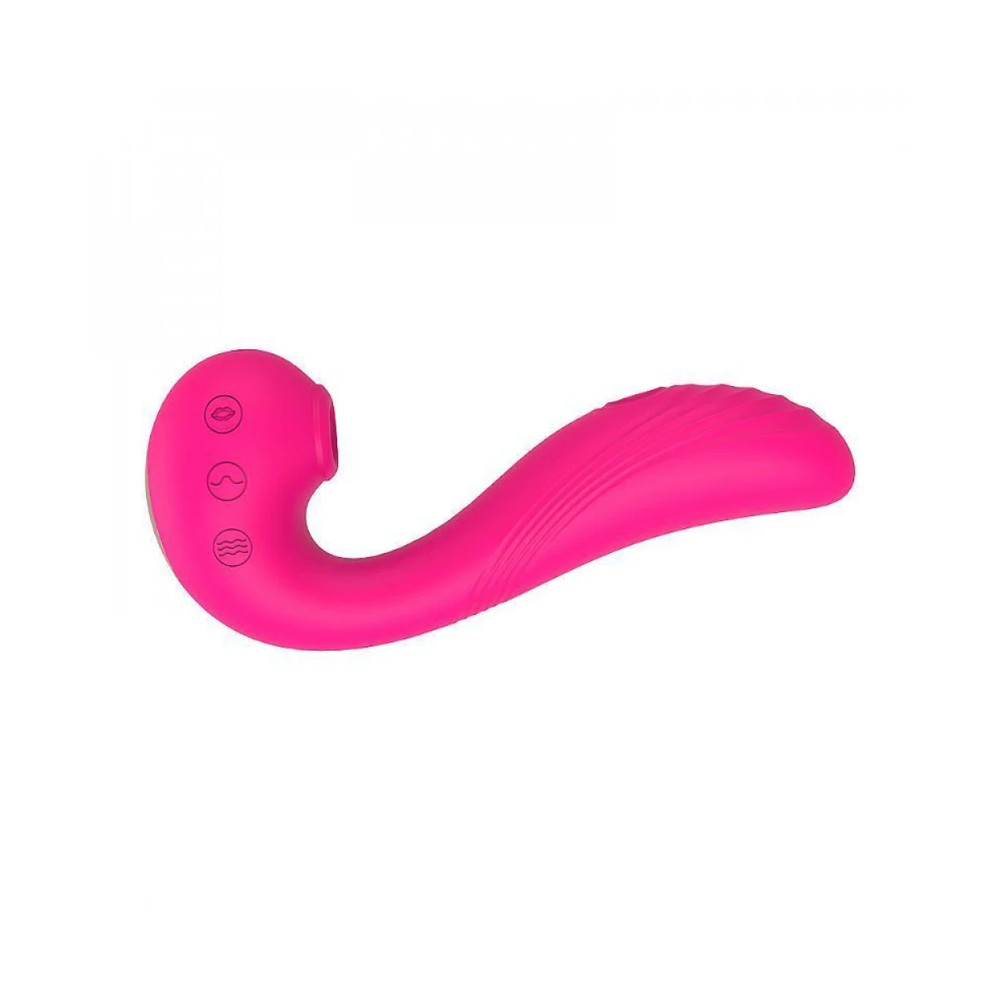 Vibrador de Ponto G com 10 Modos de Vibração e Estimulador de Clitóris com 5 Modos de Pulsação - S-Hande Angel's Wings | 12 x 3,4 cm | Disponível em 2 Cores - 4