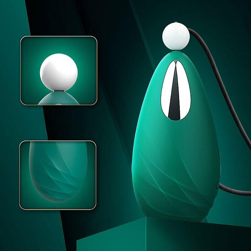 Capsula Vibratória Recarregável em Silicone Soft Touch com 9 Modos de Vibração, Pérola e Colar - S-Hande Beryl | 7,5 x 3,7 cm - 4