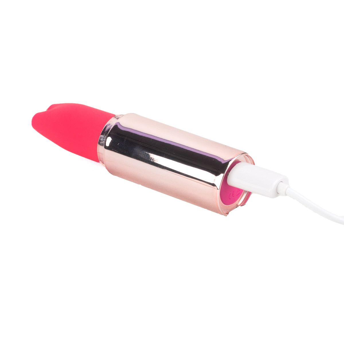 Vibrador no Formato de Batom Recarregável em Silicone com 9 Modos de Vibração e Micro Choque - S-Hande Betty | 10,4 x 2,4 cm - 4