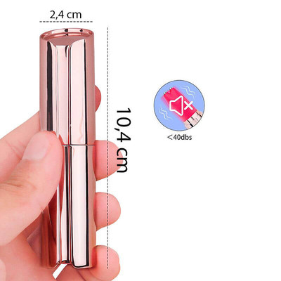 Foto 9 do produto Vibrador no Formato de Batom Recarregável em Silicone com 9 Modos de Vibração e Modo de Choque - S-Hande Betty | 10,4 x 2,4 cm