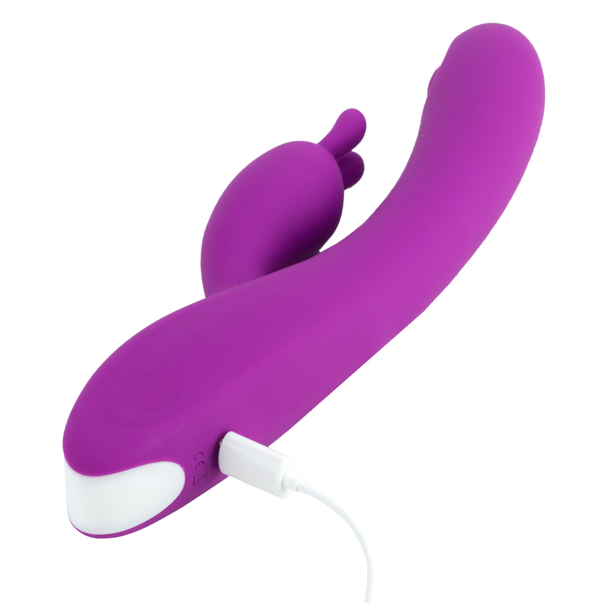 Vibrador Estimulador de Ponto G e Clítoris em Silicone com 9 Modos de Vibrações e Pulsação - S-Hande Candy | 13,4 x 3,4 cm | Disponível em 2 Cores - 9