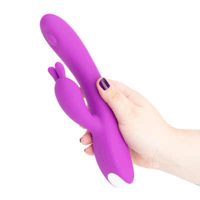Vibrador Estimulador de Ponto G e Clítoris em Silicone com 9 Modos de Vibrações e Pulsação - S-Hande Candy | 13,4 x 3,4 cm | Disponível em 2 Cores