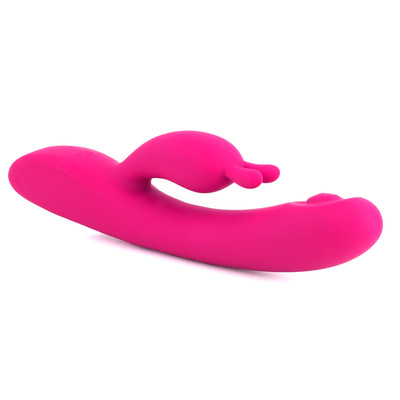 Foto 3 do produto Vibrador Estimulador de Ponto G e Clítoris em Silicone com 9 Modos de Vibrações e Pulsação - S-Hande Candy | 13,4 x 3,4 cm | Disponível em 2 Cores