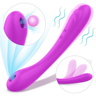 Vibrador Estimulador de Ponto G e Clitóris em Silicone com 9 Modos de Pulsação e Vibração - S Hande Charming | Disponível em 2 Cores