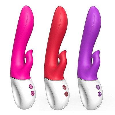 Vibrador Estimulador de Ponto G e Clitóris em Silicone com 9 Modos de Vibração e Sucção - S-Hande DEW | 13 x 3,5 cm | Disponível em 3 Cores