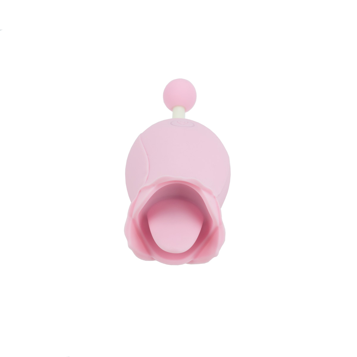Bullet em Silicone no Formato de Rosa com Linguinha, 10 Modos de Vibração e Recarregável - S-Hande Dora | 16,2 x 4,4 cm - 5