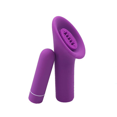 Foto 3 do produto Massageador de Clítoris e Mamilos, Recarregável com 9 Modos de Vibração e Carregamento via USB - S-Hande Glory | 10,5 x 5,5 cm | Disponível em 2 Cores