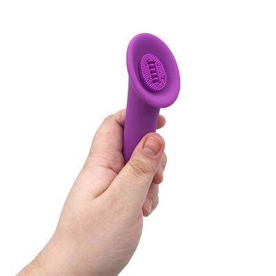 Foto 5 do produto Massageador de Clítoris e Mamilos, Recarregável com 9 Modos de Vibração e Carregamento via USB - S-Hande Glory | 10,5 x 5,5 cm | Disponível em 2 Cores