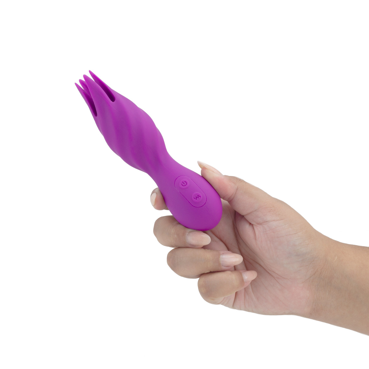 Estimulador de Clítoris Recarregável em Silicone com 9 Modos de Vibrações - S-Hande Jack | 15 x 3,7 cm | Disponível em 2 Cores - 9