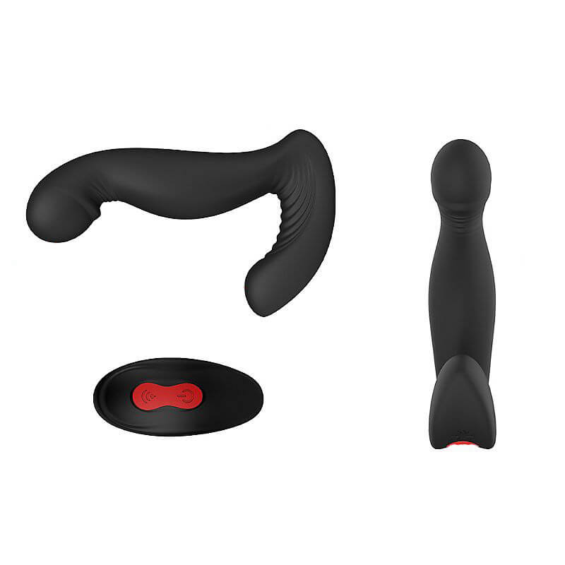 Massageador de Próstata Recarregável com Rotação 360° em 9 Modos de Rotação e Vibração - S-Hande Jiggle RCT | 9,9 x 2,8 cm - 4