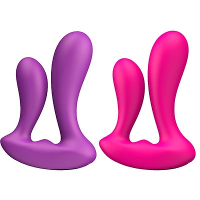 Foto 5 do produto Vibrador Duplo em Silicone com 9 Modos de Vibrações e Carregamento via USB - S-Hande Mento | Disponível em 2 Cores
