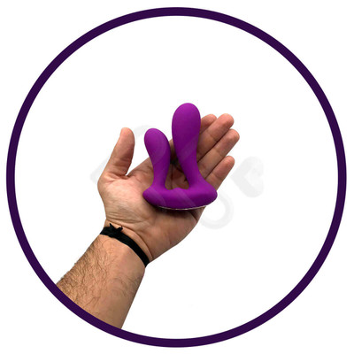 Foto 10 do produto Vibrador Duplo em Silicone com 9 Modos de Vibrações e Carregamento via USB - S-Hande Mento | Disponível em 2 Cores